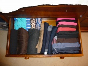 Gym kit, shorts and swimwear drawer
